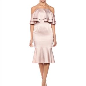 Aidan Mattox Ruffle Cocktail Dress